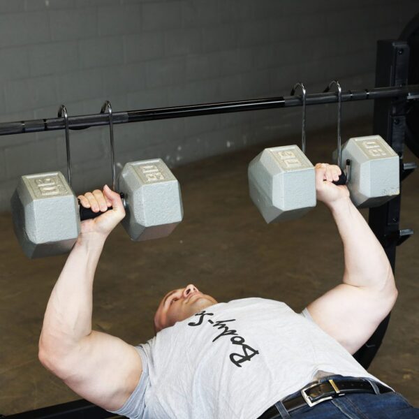 BSTDH3.jpg Body Solid Dumbbell Spotter Hooks