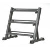 DumbbellRack_Base.jpg Rubber Hex Dumbbells w/ Chrome Ergo Grips